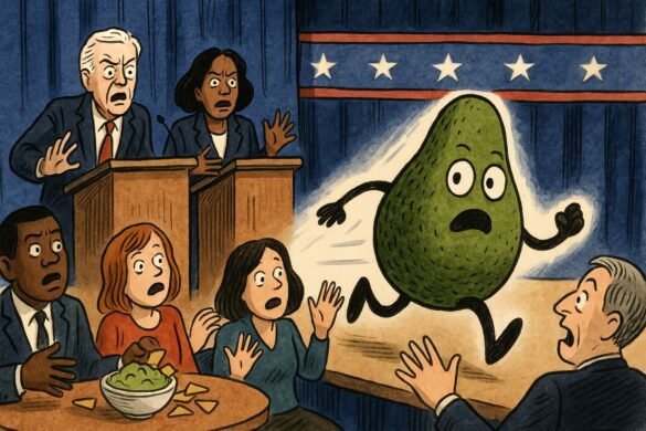 Avocado Heist How the Guac Stole the Presidential Debate