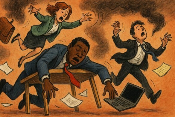 Burnout Nightmare Helpless Entrepreneurs Crashing