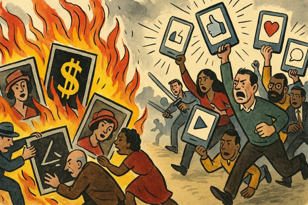 Old Ads Dying Digital War Rages Now