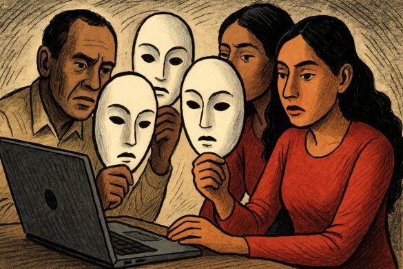 Digital Minds Truth Sleeps Beneath Masks