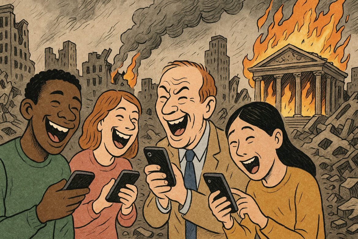 Meme Reign Laughing Through Real Collapse