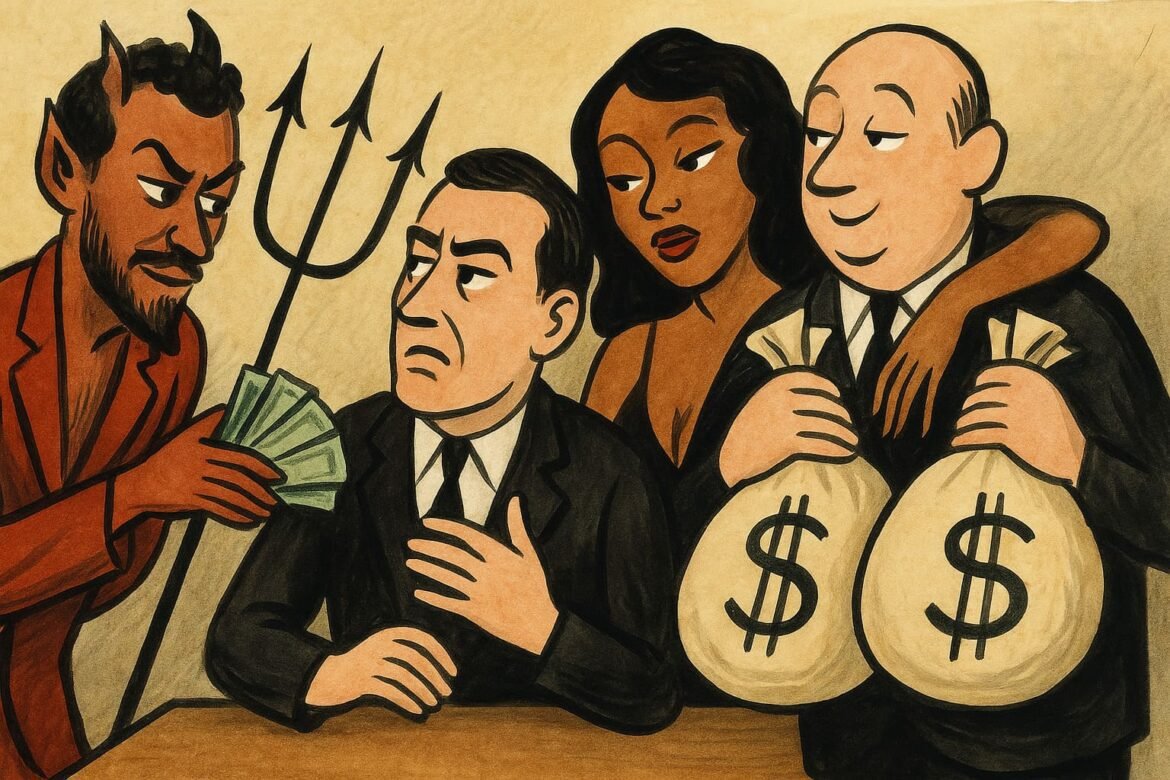 Morality Play Lustful Profits, Hidden Motives