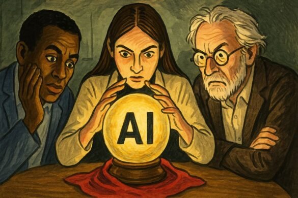 Crystal Ball Vision Research in AI Environment