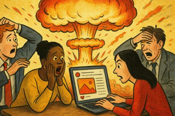 Post Goes Nuclear Graphics Steal Internet Glory