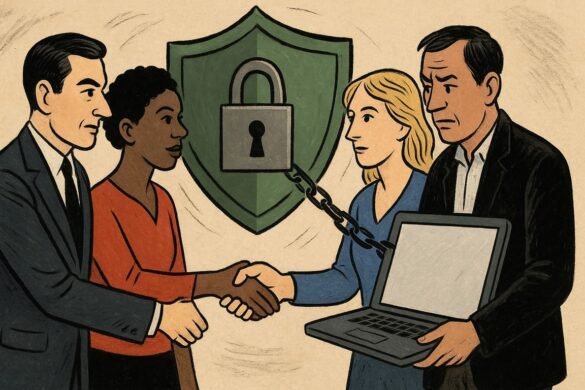 Trust Security Real Digital Safeguards Protect Partnerships
