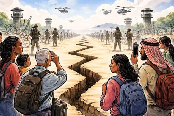 Lines in The Sand Borders Under Siege