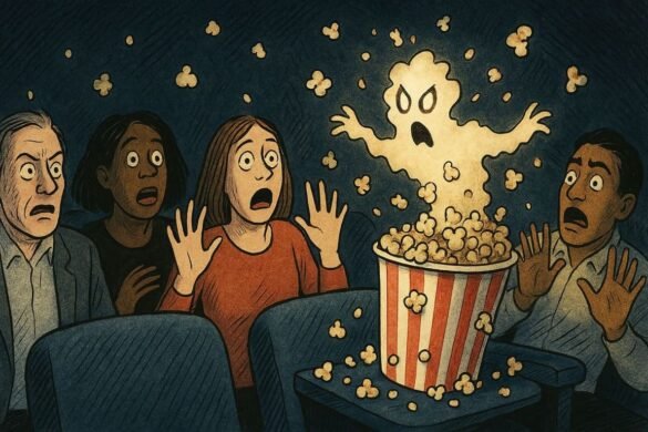 Popcorn Poltergeist Movie Night Turns Kernel Catastrophe