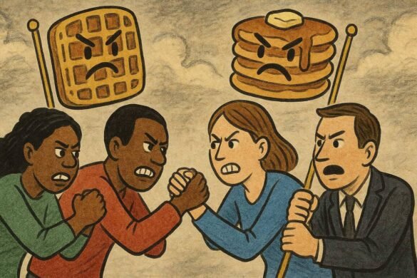 Waffles vs. Pancakes Breakfast Civil War