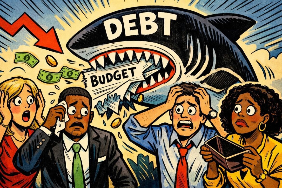 Debt Interest Bites Budgets Start Gasping