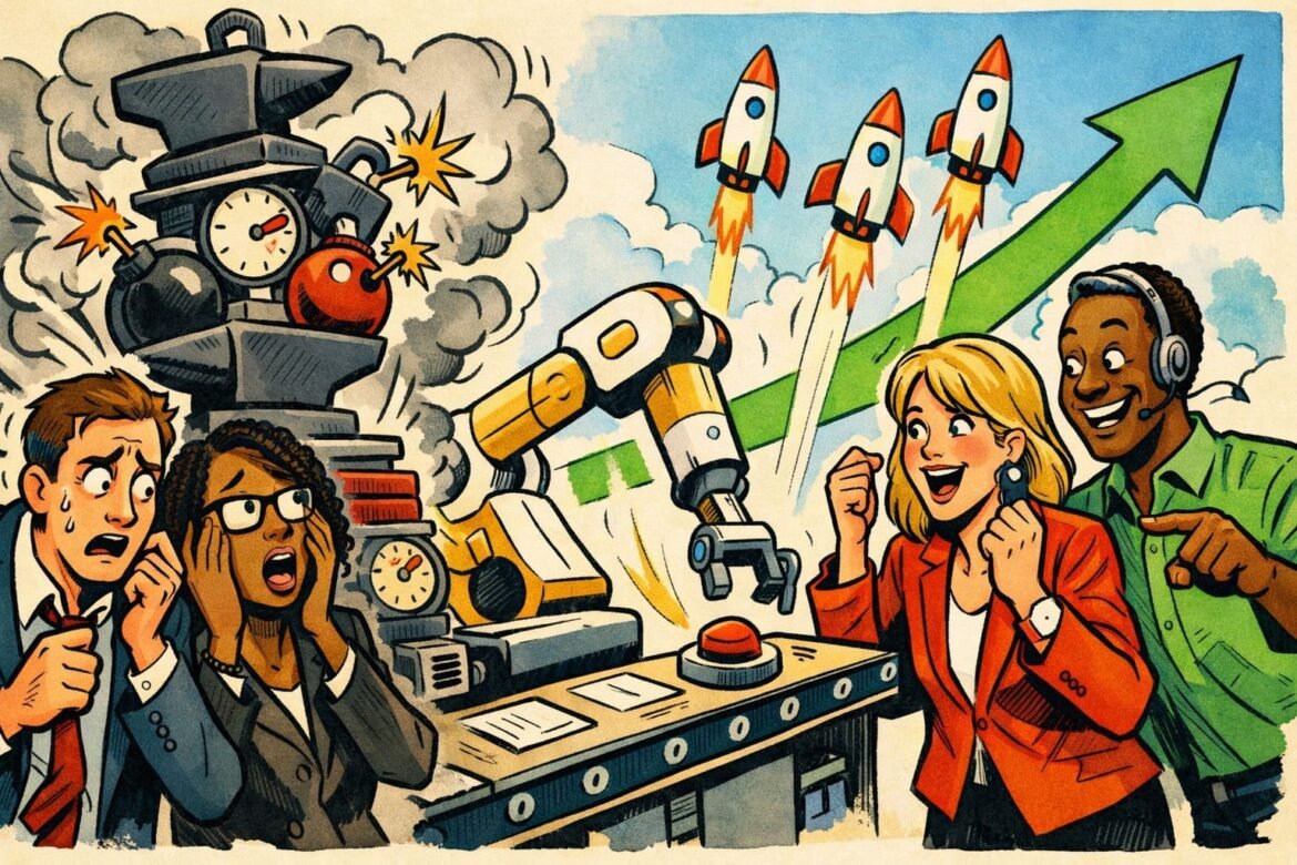 Explosive Growth Surges Automation Absorbs Pressure