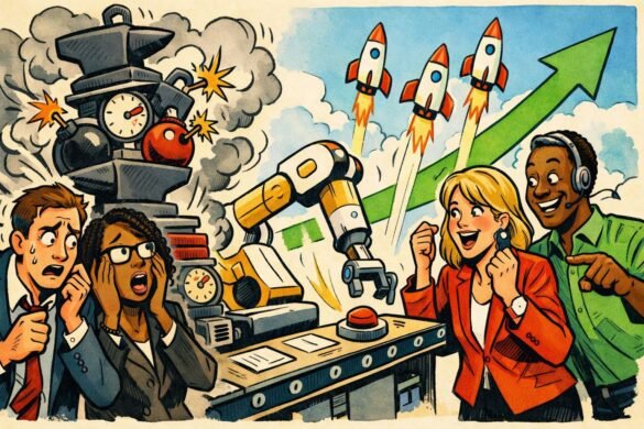 Explosive Growth Surges Automation Absorbs Pressure