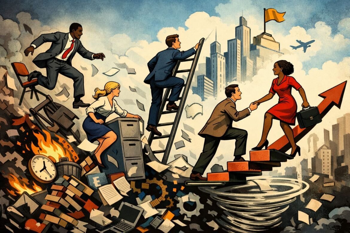 Growth Eats Fear: Scale Through Disorder