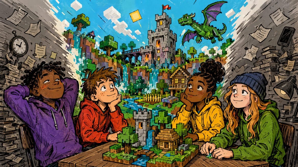 Gen Alpha Escapes Minecraft Builds Agency
