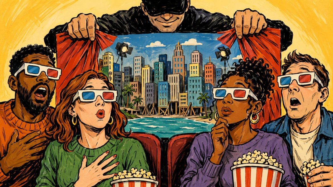 Movies Fake Cities Audiences Swallow Illusions