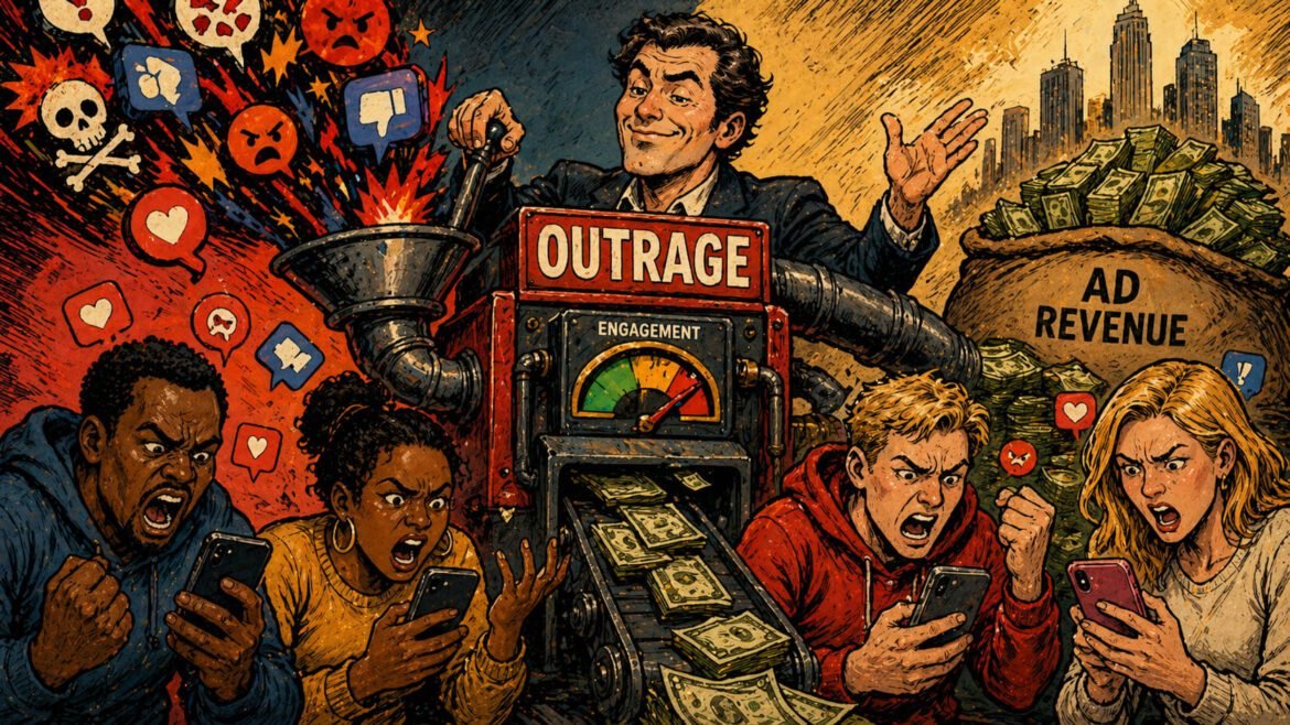 Outrage Drives Revenue Attention Funds Distortion