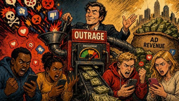 Outrage Drives Revenue Attention Funds Distortion