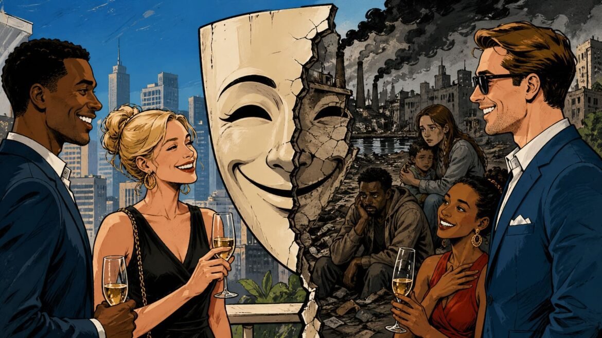 Politeness Masks Decay Society Smiles Through