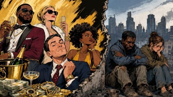 Wealth Glitters Loudly Dignity Dies Quietly