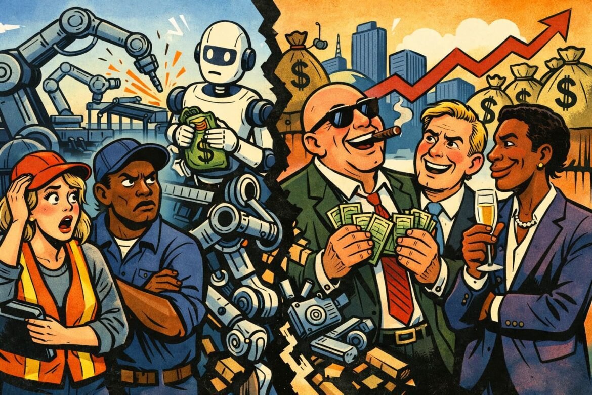 Automation Divide Widens Profits Rattle Workers