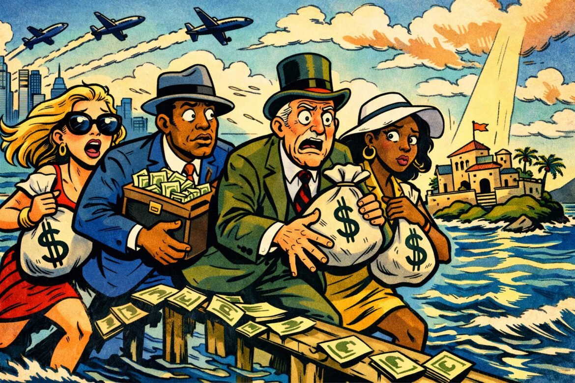 Capital Flight Signals Wealth Seeks Shelter