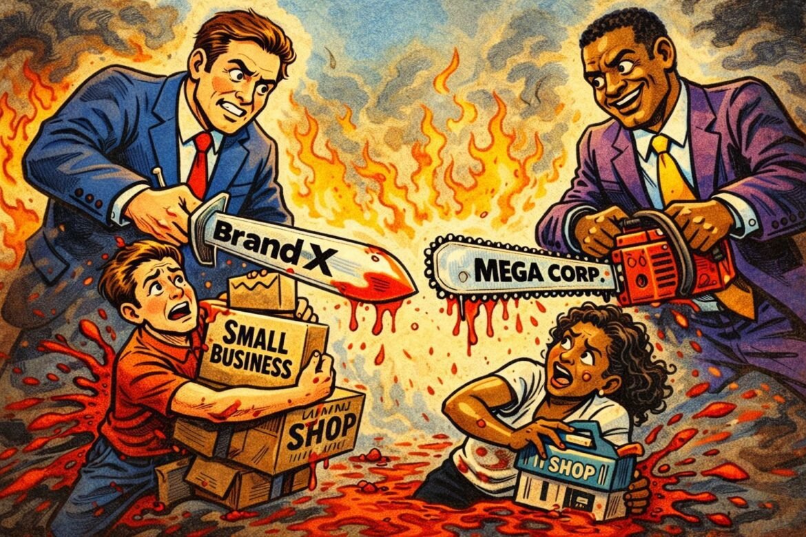 Marketing Bloodbath Erupts Small Brands Bleed