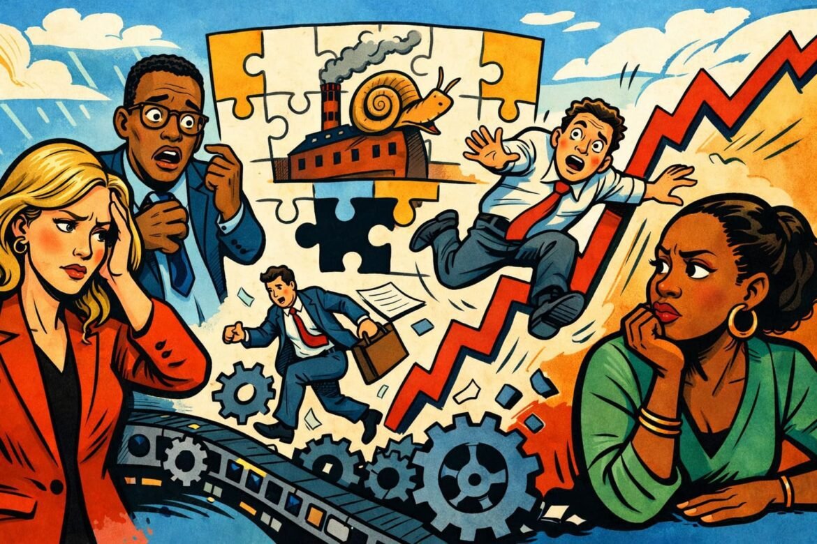 Productivity Puzzle Persists Output Still Stumbles