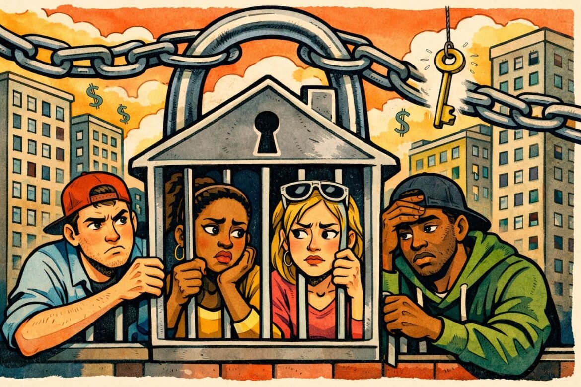 Rent Trap Economy Generation Stays Locked