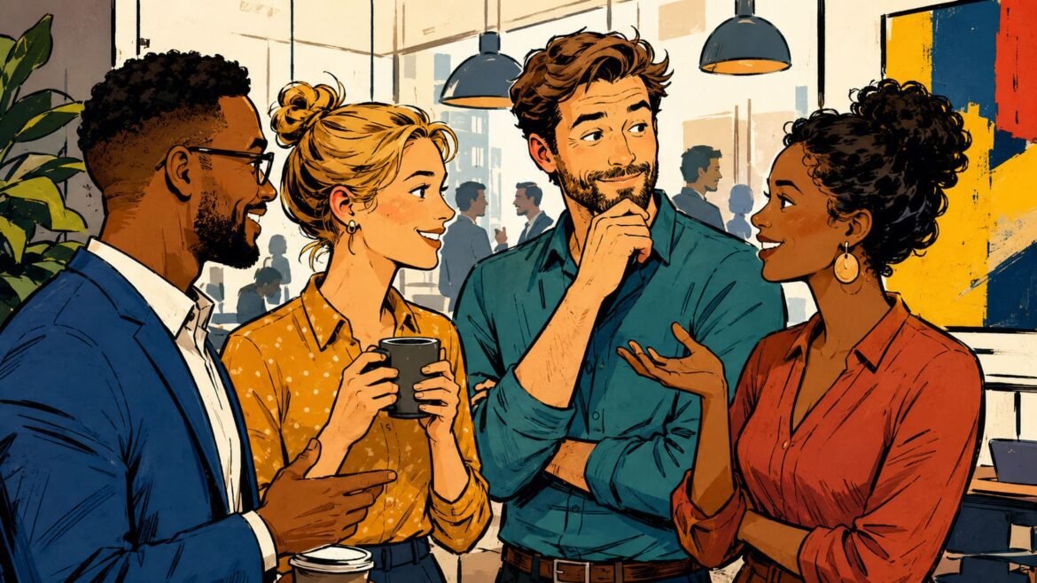 Small Talk Wins Charm Workplace Allies