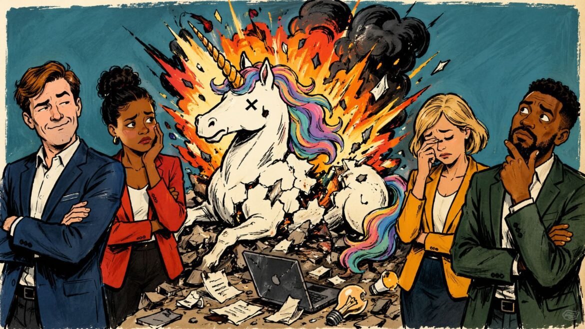 Unicorn Dreams Explode Startups Turn Fatal