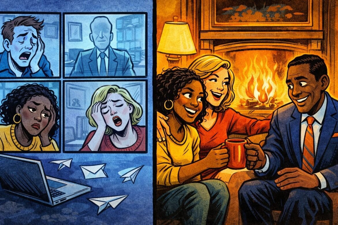 Virtual Rooms Fail Warmth Saves Attention